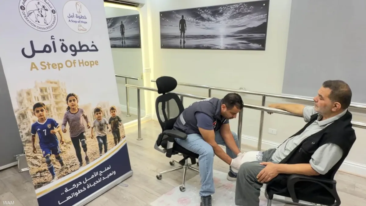 برعاية إماراتية.. تركيب أطراف اصطناعية لـ42 فلسطينيا