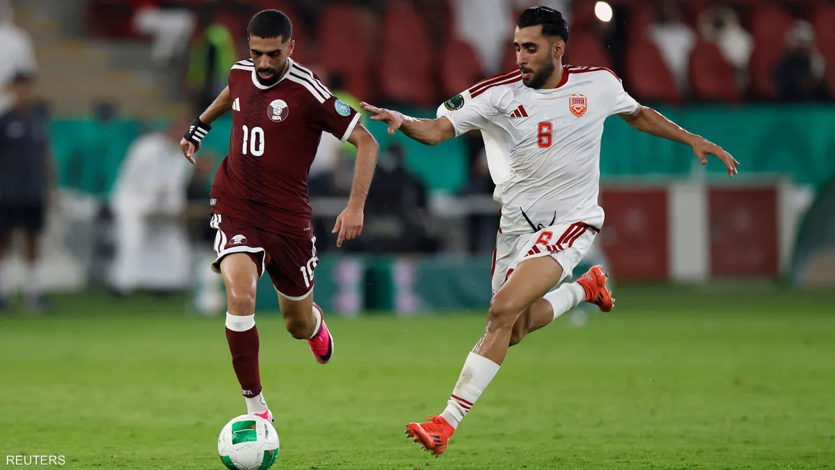 قطر تستهل مشوارها في “خليجي 27” بثنائية أمام البحرين